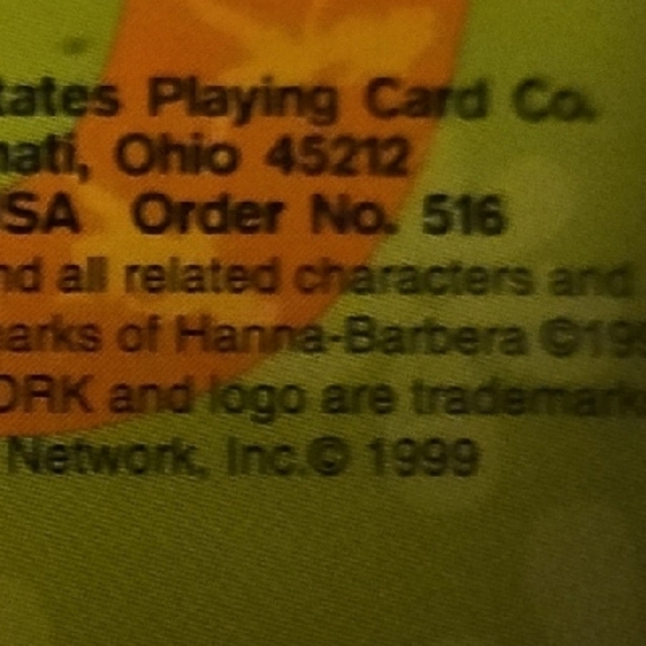 Cartoon Network Scooby-Doo Green and Blue Playing Cards - Picture 3 of 4